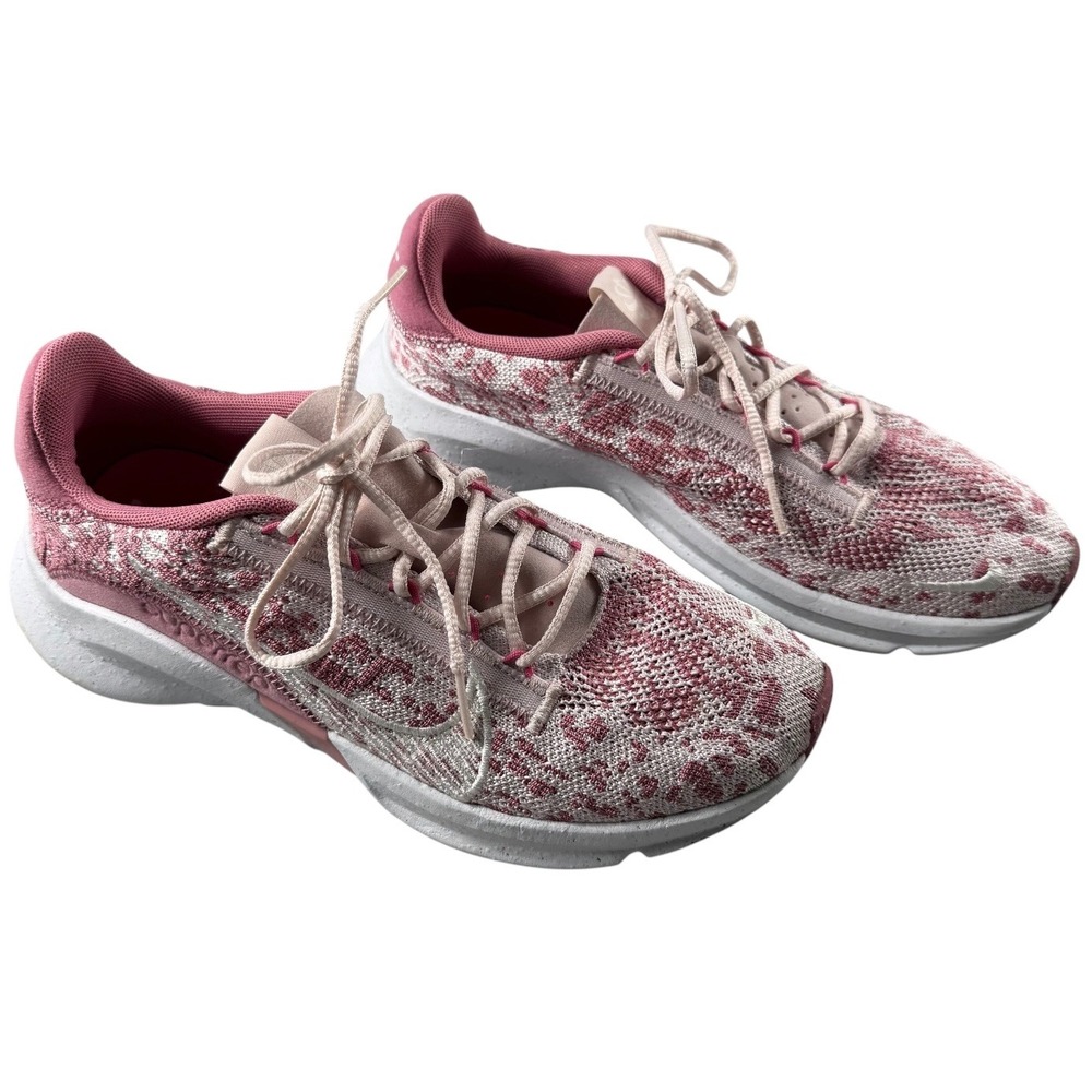 Nike SuperRep Go 3 Next Nature Flyknit Pink Leopard Womens DH3393-600 Size 8.5
